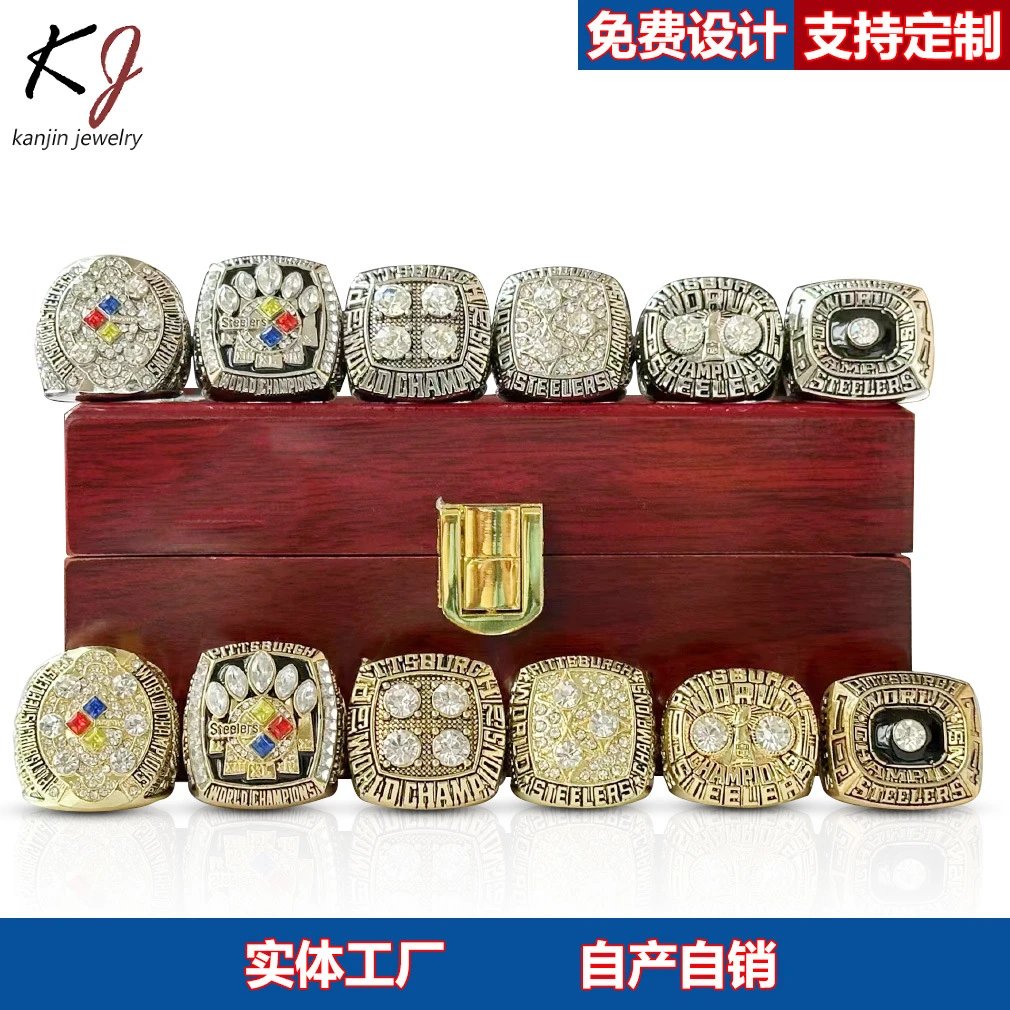 Pittsburgh Steelers 6 Year NFL Super Bowl Championship Ring photo 8