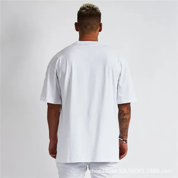Design Oversized Plain White T-Shirt Tops.t Shirts - 5