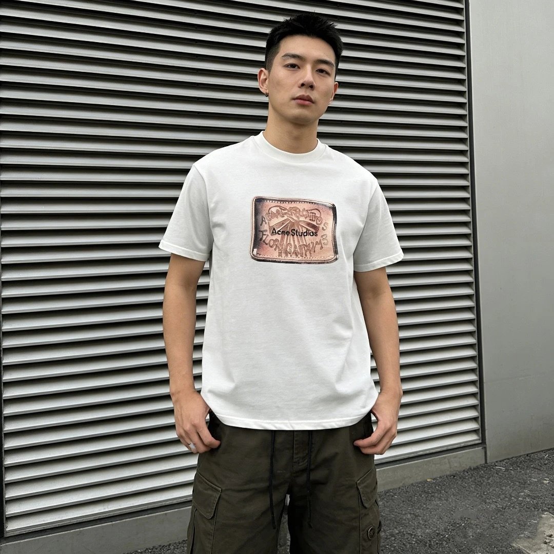 Acne Studios Est.1996 Graphic T-Shirt White - 6