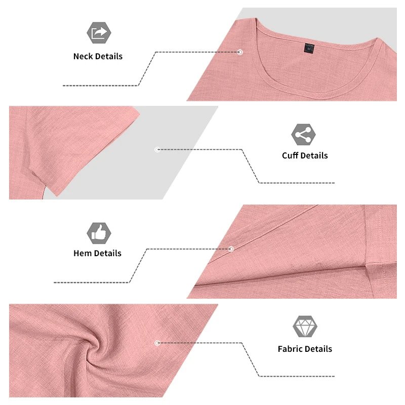 Design Octopus Embroidery Dusty Rose T-Shirt - 26