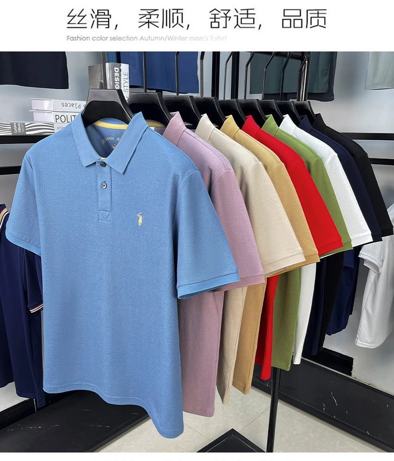 Polo Ralph Lauren Classic Fit Polo Black with Gold Pony Logo Tops Polo - 2