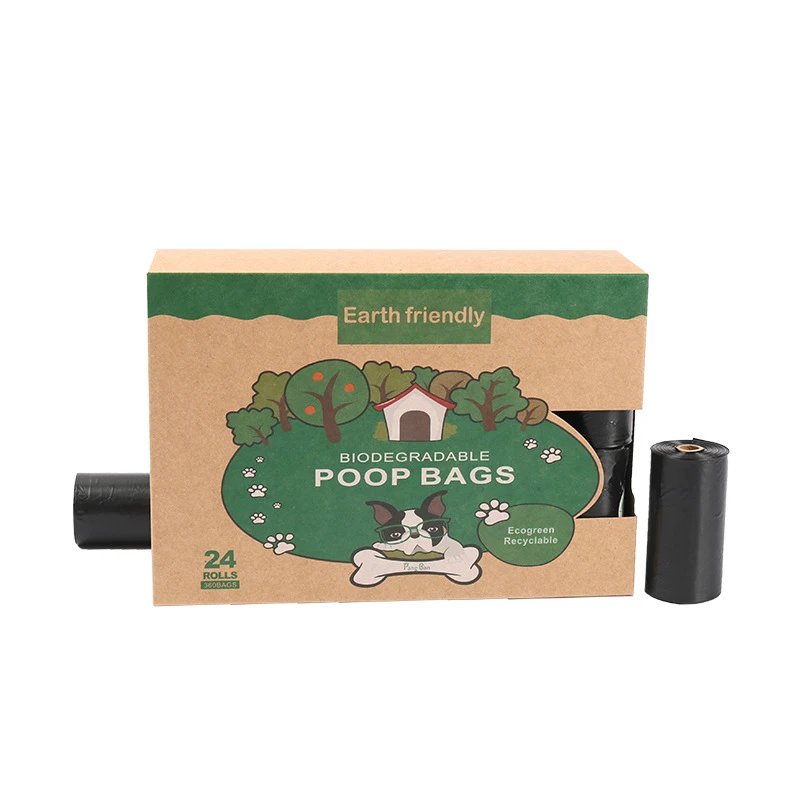 Design Biodegradable Pet Waste Bag Roll Black Accessories - 3