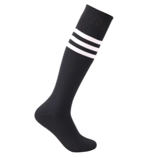 Adidas Originals Three-Stripe Knee-High Socks Black - 1