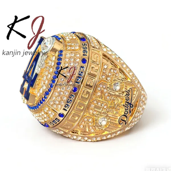 Design Kanjin Jewelry MLB Championship Rings Display Set Black Jewelry - 7