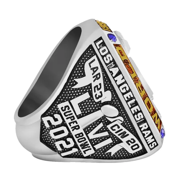 Design Kanjin Jewelry Custom NFL Championship Rings Set Silver Black Gold Jewelry Accessories - 5