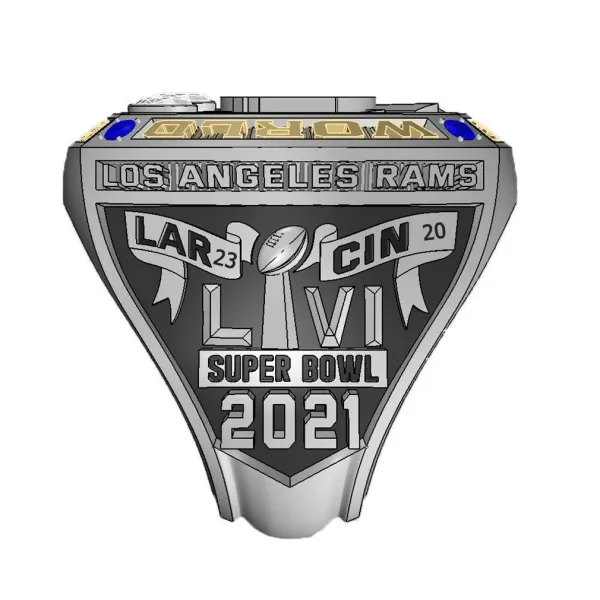 Design Kanjin Jewelry Custom NFL Championship Rings Set Silver Black Gold Jewelry Accessories - 18