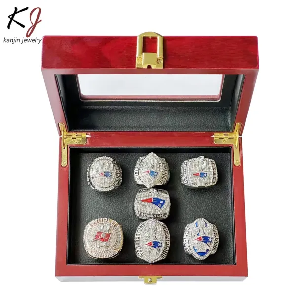 Design Kanjin Jewelry NFL Championship Rings Collection Multicolor Rings Jewelry - 4