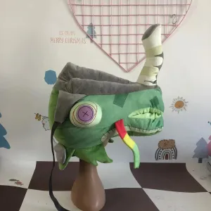 Design Custom Chameleon Plush Hat Green Multicolor Accessories Hats