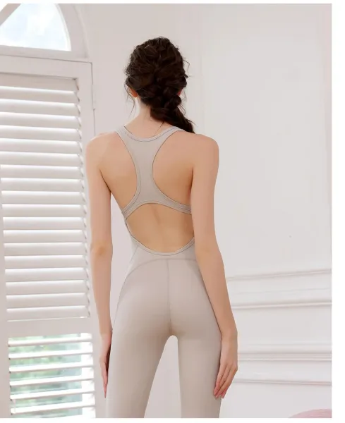 Design Racerback Cutout Bodysuit Black Activewear - 29