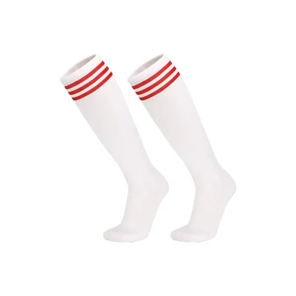 Adidas Originals Three-Stripe Knee-High Socks White - 1