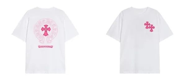 Chrome Hearts Cross Embroidered T-Shirt White - 24