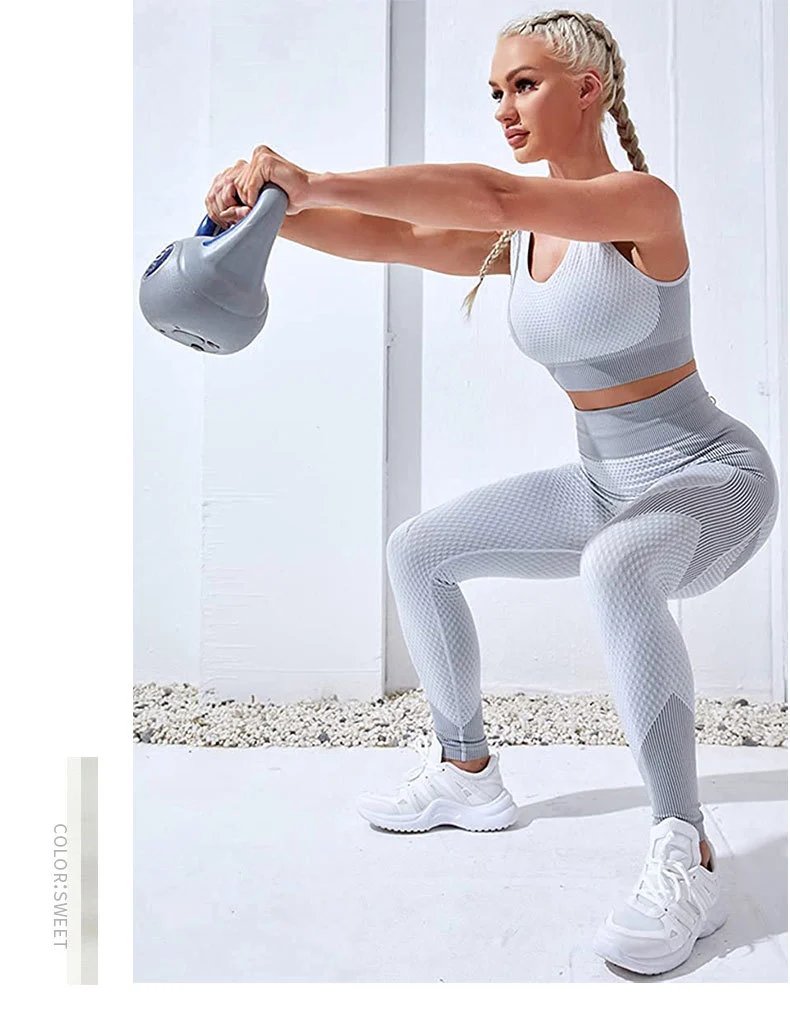 Design High-Neck Zip-Up Crop Top and Leggings Set Navy Black Activewear - 13