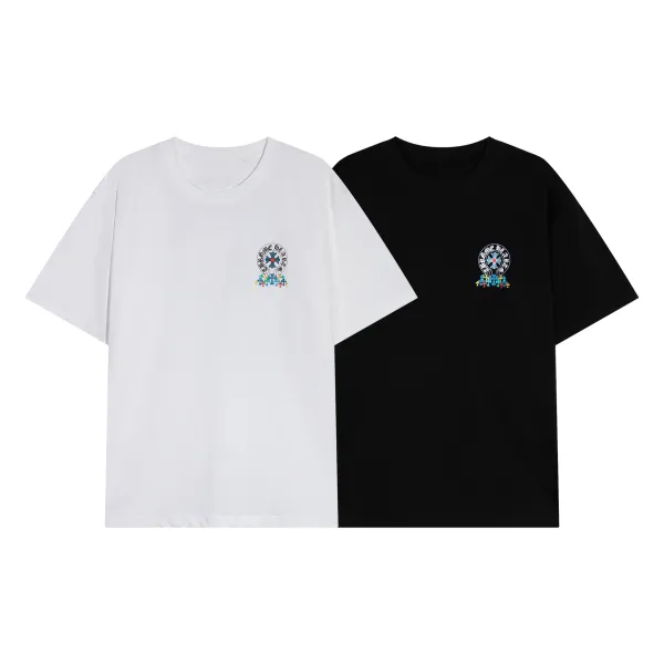 Chrome Hearts Cross Embroidered T-Shirt White - 48