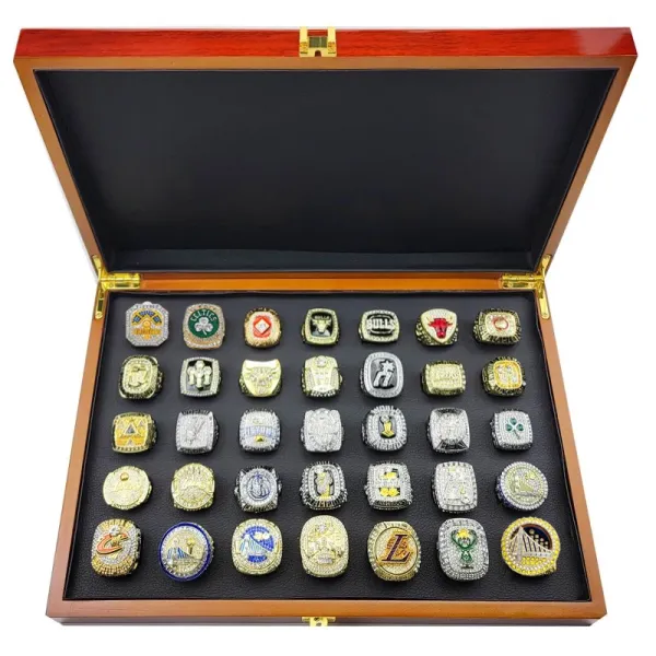 Design Kanjin Jewelry Championship Rings Collection in Wooden Display Box Jewelry - 7