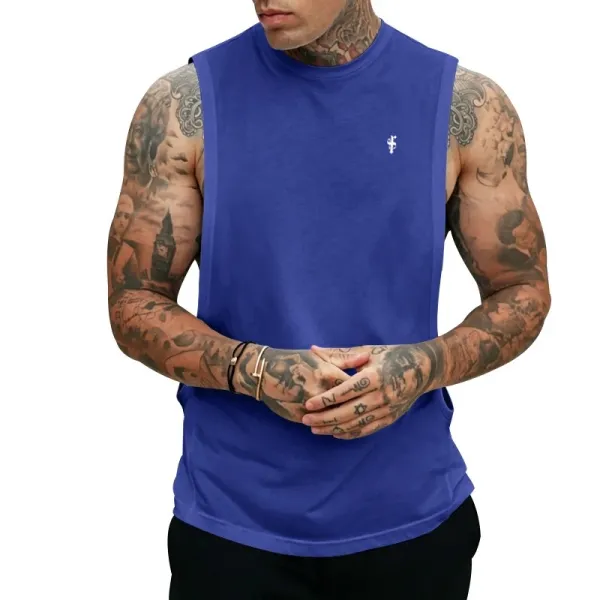 Design Muscle Tank Pink Vest-Top - 13