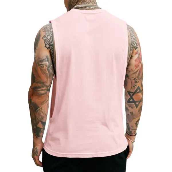 Design Muscle Tank Pink Vest-Top - 31