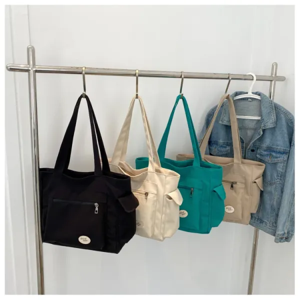 Design Good Luck! Tote Bag Beige Handbag Tote Bag - 11