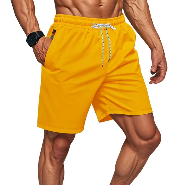 Design Drawstring Waist Shorts Beige Shorts - 17