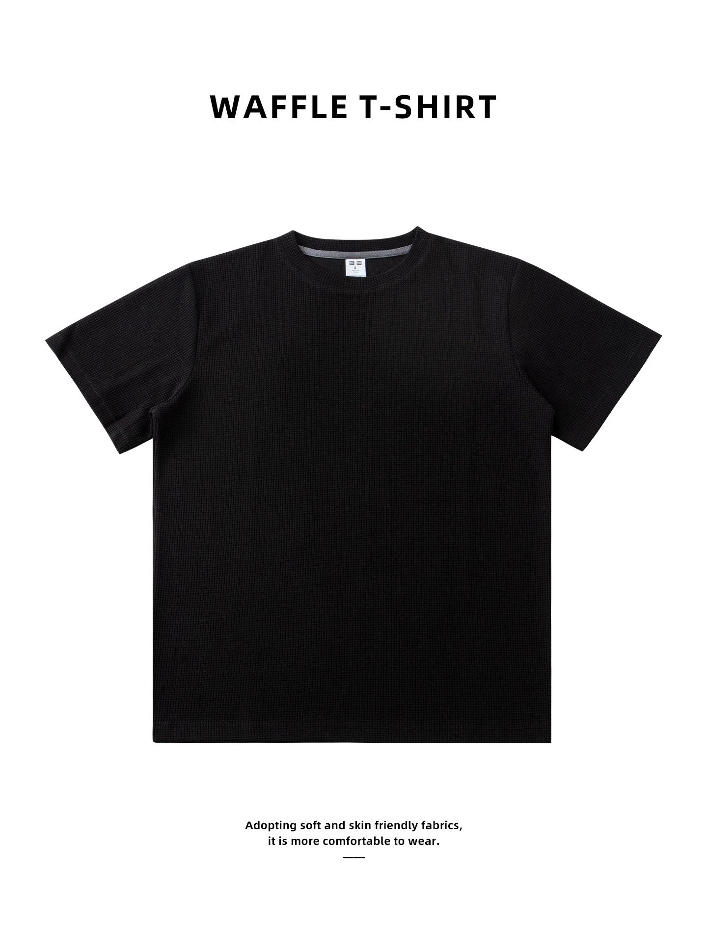 Design Waffle T-Shirt Brown T-Shirts - 4