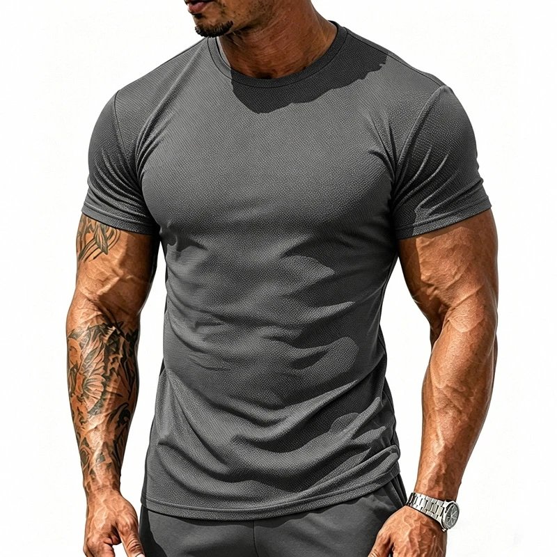 Design Basic Performance Gray T-Shirt - 45