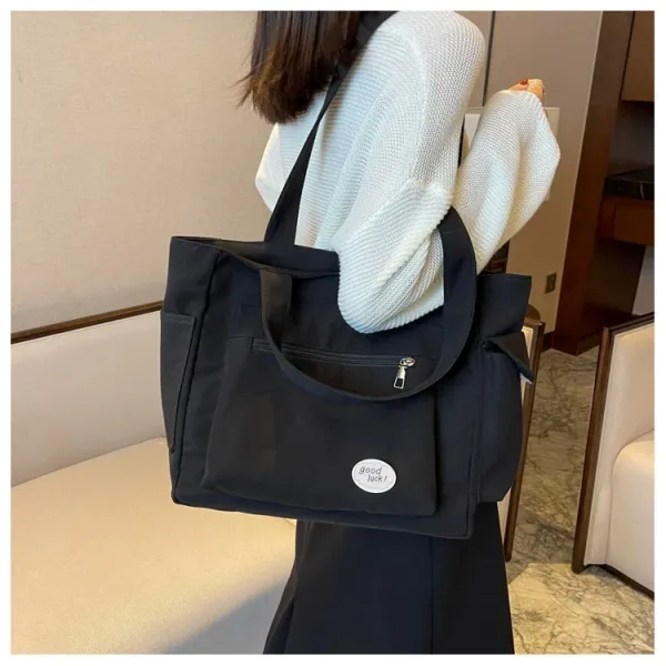Design Good Luck! Tote Bag Beige Handbag Tote Bag - 22