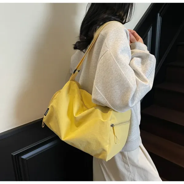 Design ZiYuan Duffle Bag Yellow Travel Bag Duffle Bag - 21