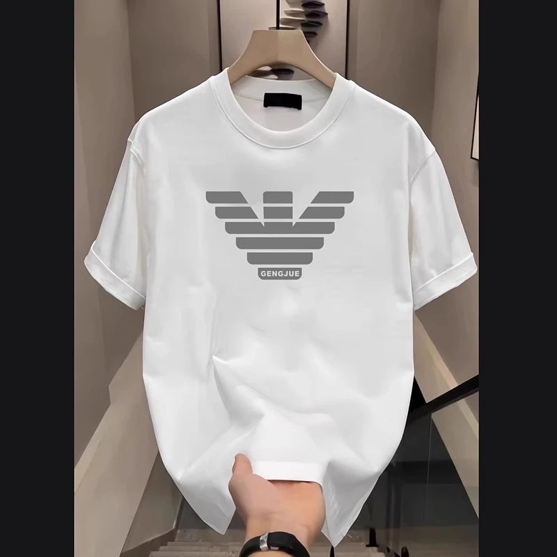 Design Eagle Logo Graphic T-Shirt White - 4