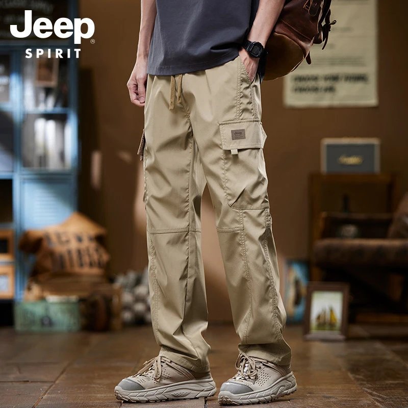 Design Jeep Spirit Cargo Pants Beige Pants
