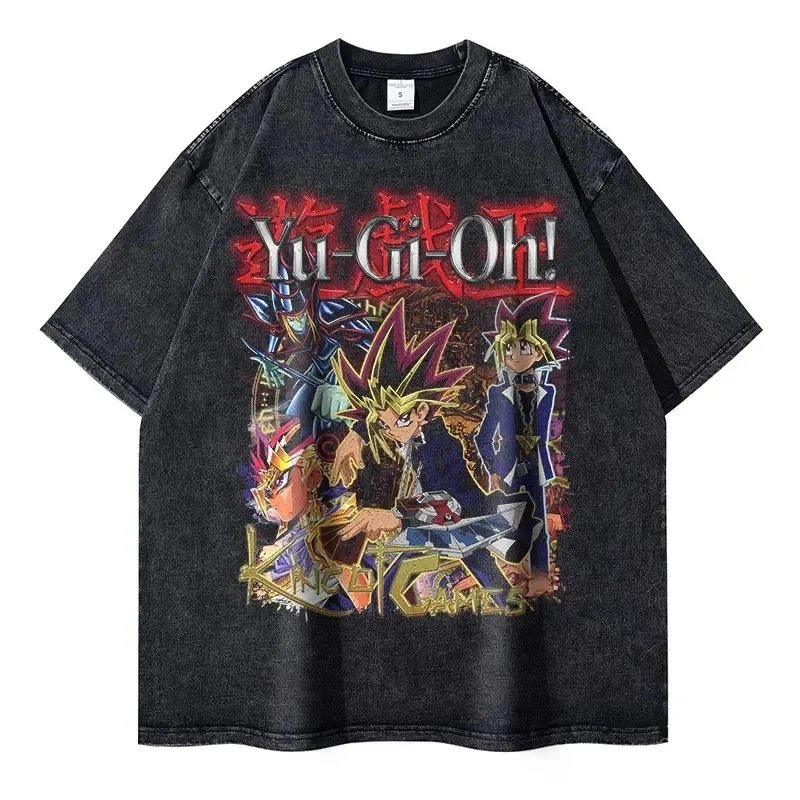 Design Yu-Gi-Oh! King of Games Graphic T-Shirt Black T-Shirts