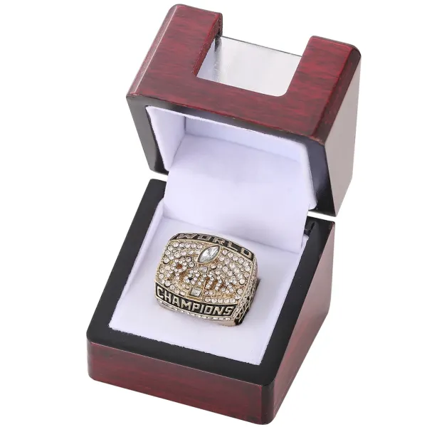 Design Kanjin Jewelry Custom NFL Championship Rings Set Silver Black Gold Jewelry Accessories - 23
