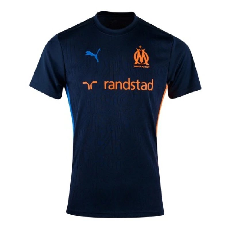 Puma Olympique de Marseille Training T-Shirt Navy