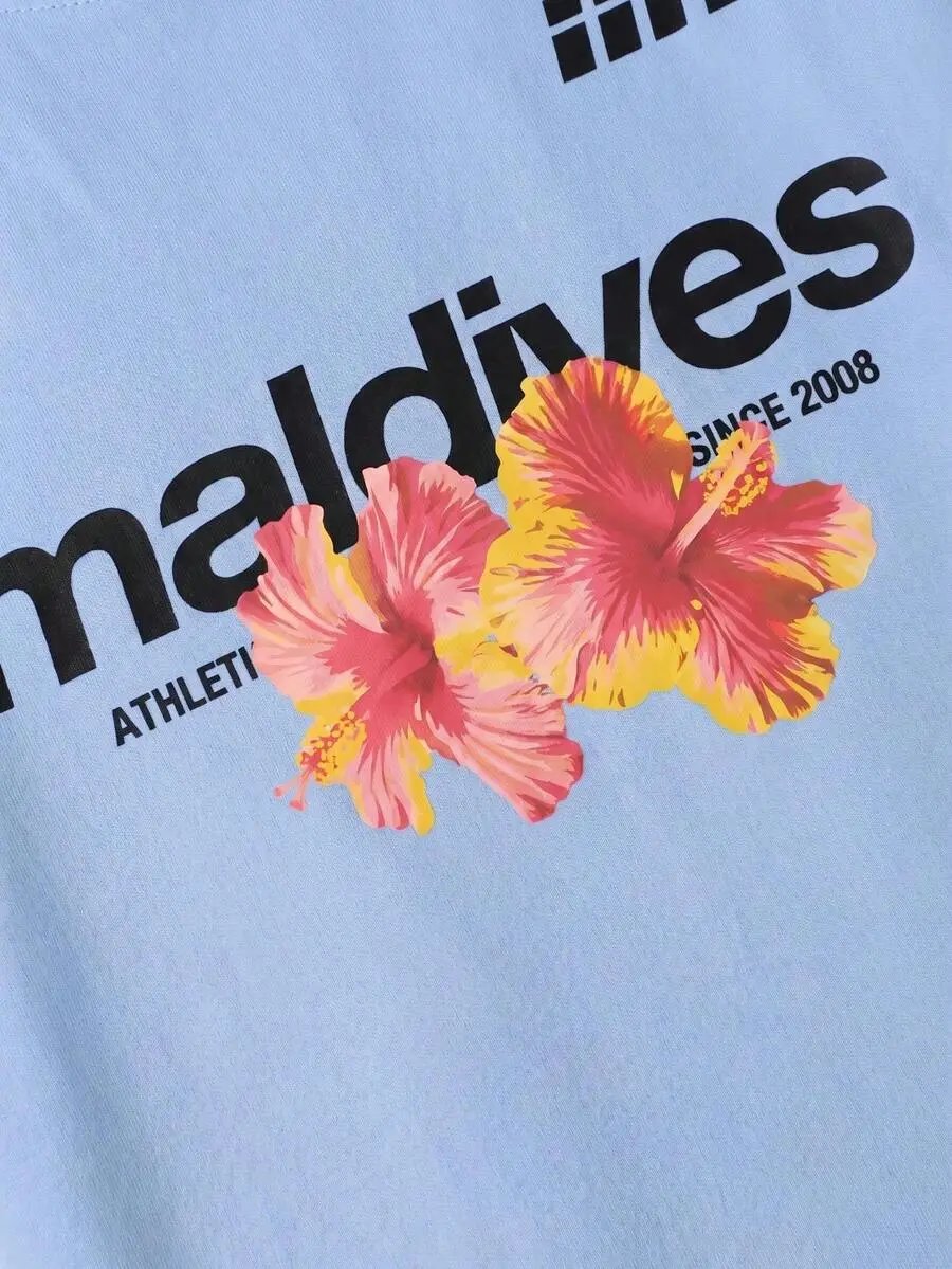 Design Maldives Athletix Graphic Print Beige T-Shirt T-Shirts - 9