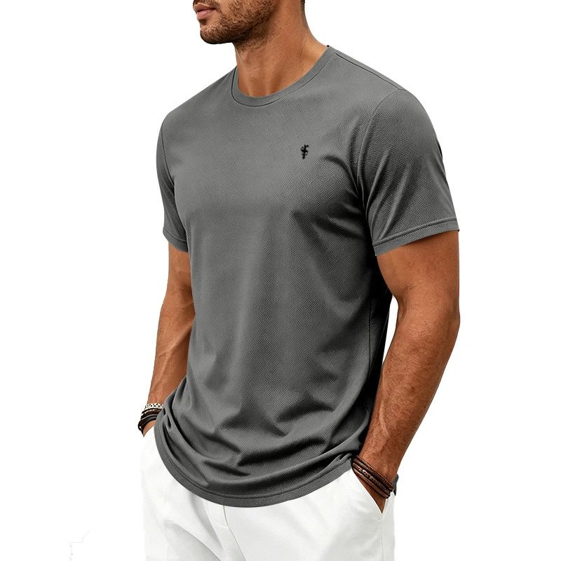 Design Performance Mesh T-Shirt Charcoal Gray T-Shirt - 76