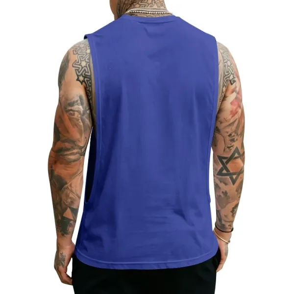 Design Muscle Tank Pink Vest-Top - 17
