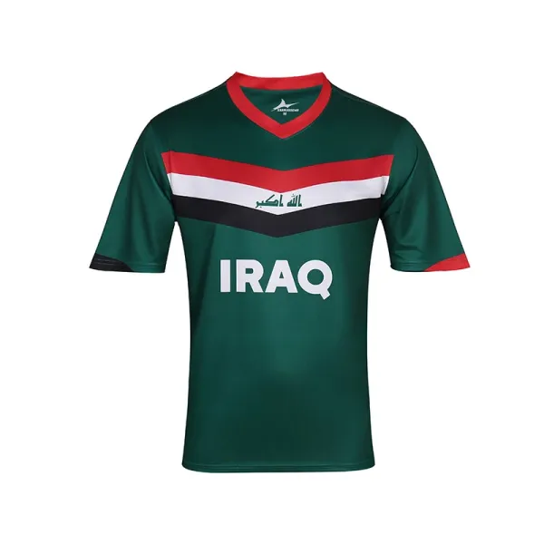 Design Iraq National Team Home Jersey Green Jersey - 1