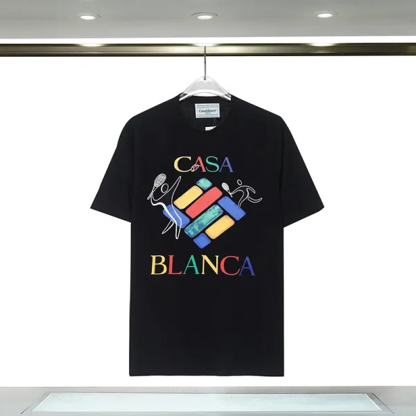 About:Blank Script Logo Black T-Shirt - 74