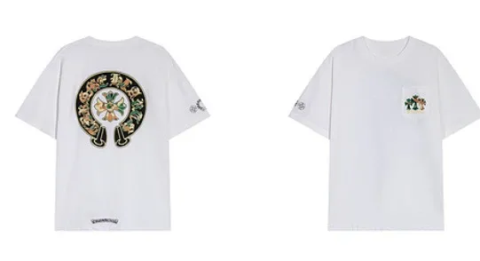 Chrome Hearts Cross Embroidered T-Shirt White - 44