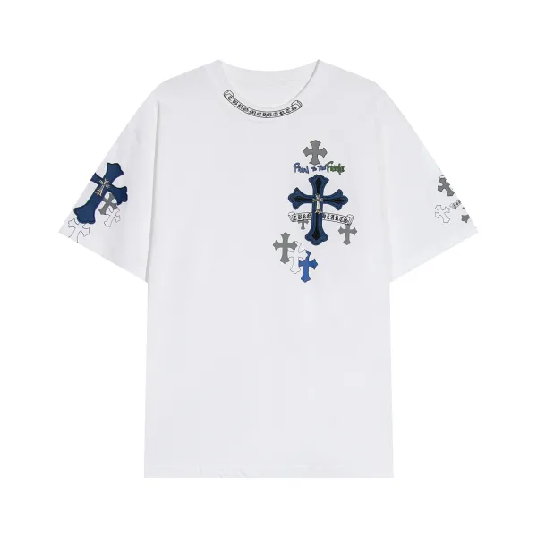 Chrome Hearts Cross Embroidered T-Shirt White - 31