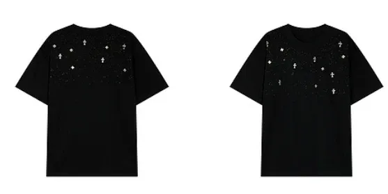 Chrome Hearts Cross Embroidered T-Shirt White - 34