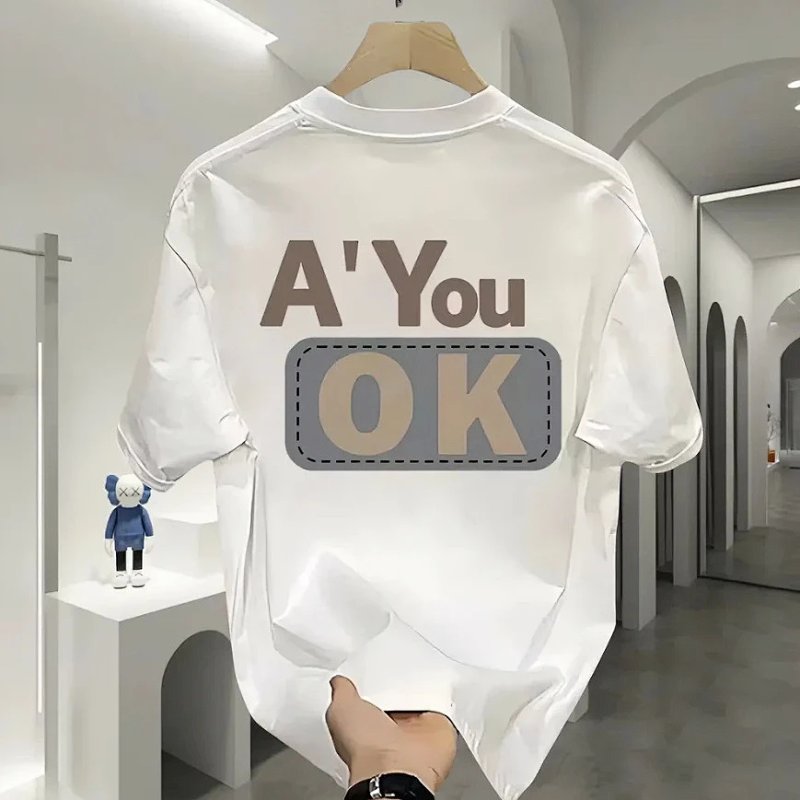 A'You OK Graphic Print White