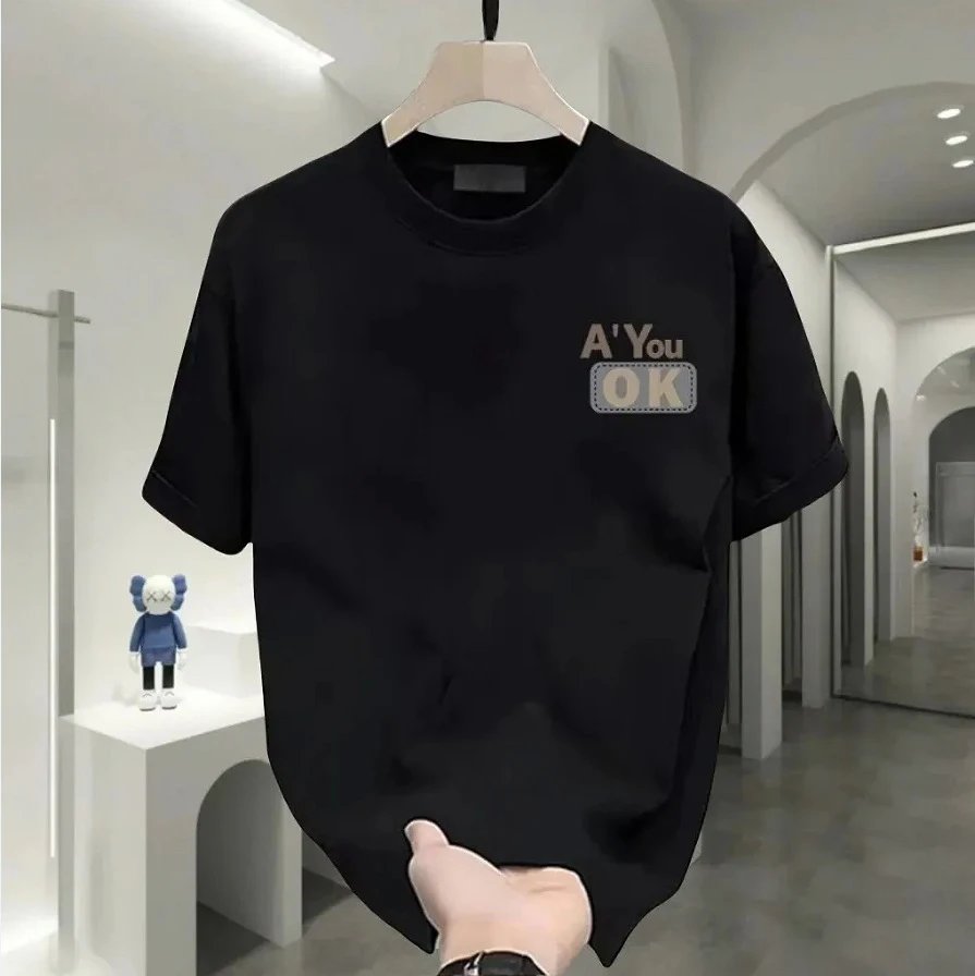 Design Basic Crew Neck White T-Shirt Tops.t Shirts - 5
