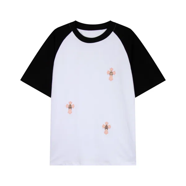 Chrome Hearts Cross Embroidered T-Shirt White - 46