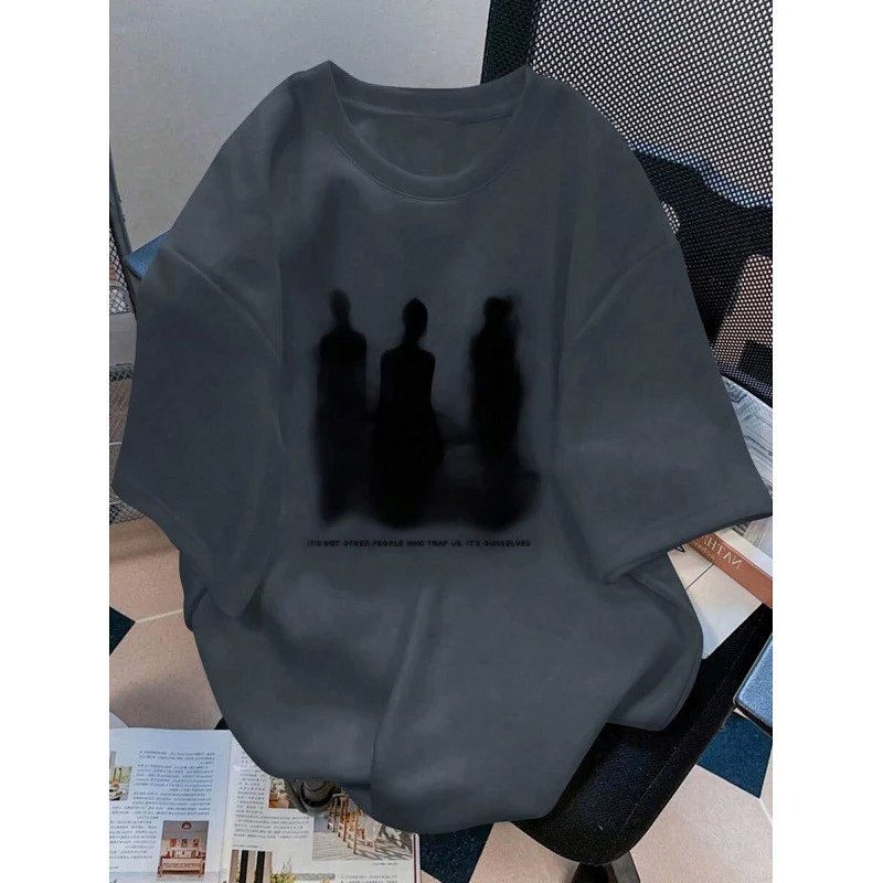 Abstract Silhouette Graphic Gray