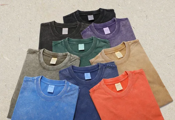 Design Acid Wash Purple T-Shirt - 4