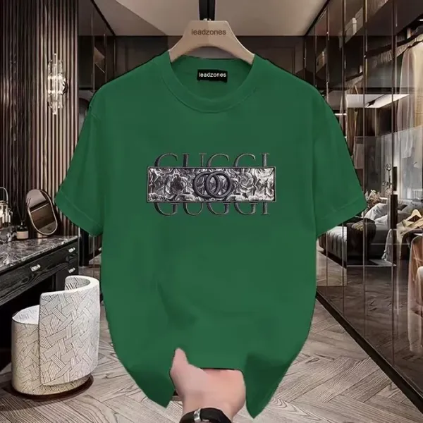 Gucci Logo-Embellished Green T-Shirt - 9