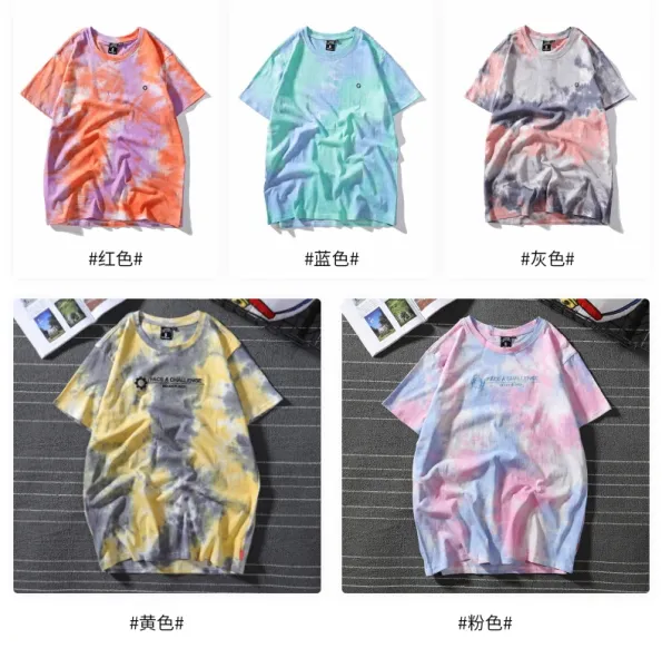 Design Abstract Brushstroke Print Black T-Shirt - 14