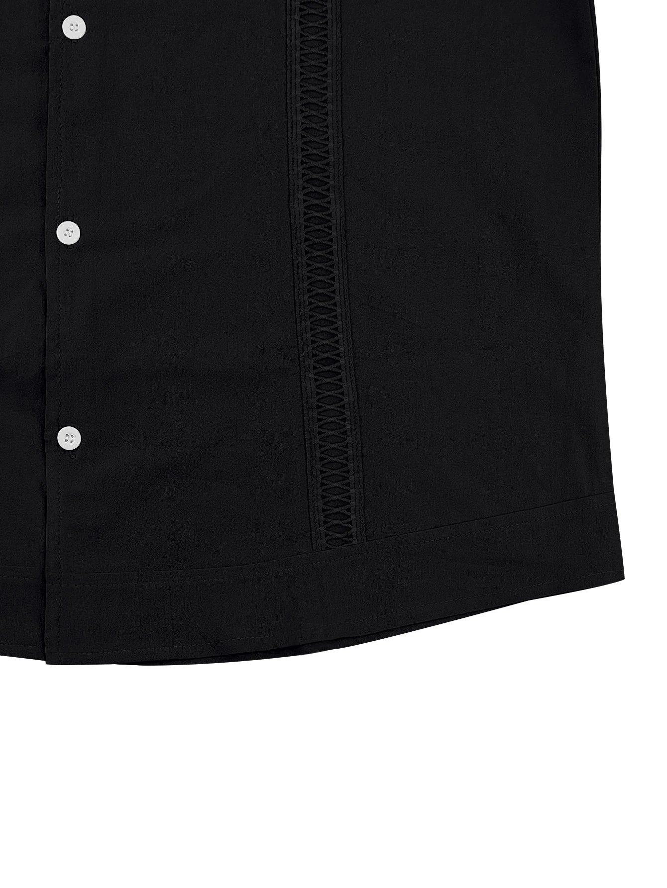 Design Guayabera-Style Shirt Army Green Shirt Tops Shirt - 57