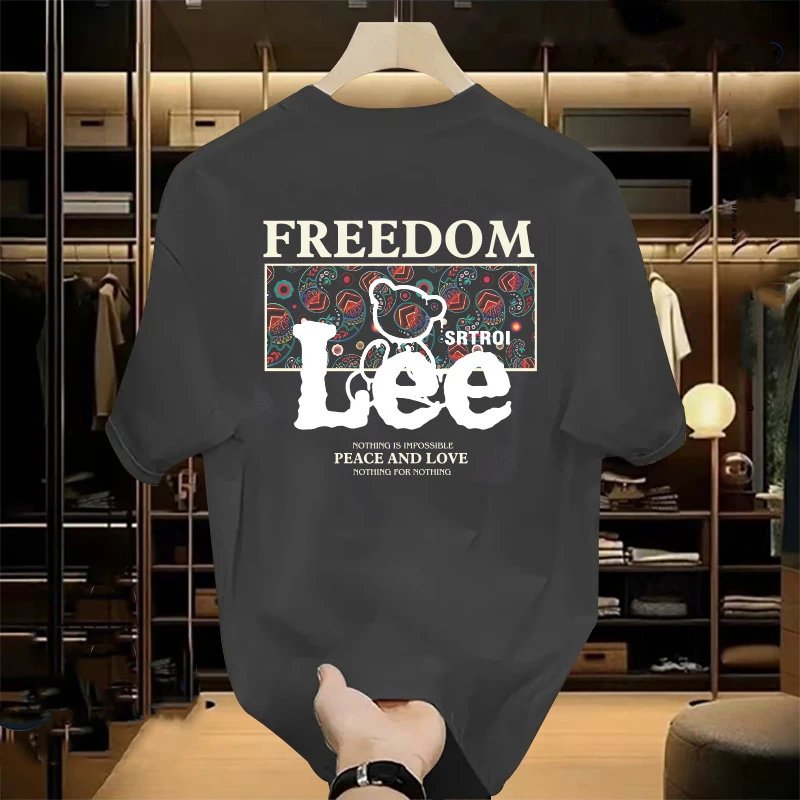 Lee Freedom Graphic Print Black T-Shirt - 11