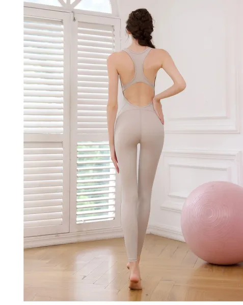 Design Racerback Cutout Bodysuit Black Activewear - 26