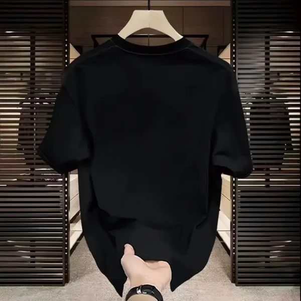 Design Yuanhe Graphic Print Black T-Shirt T-Shirts - 9